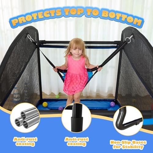 Jumping ​into fun: Our Review⁣ of​ the CalmMax Kids Trampoline